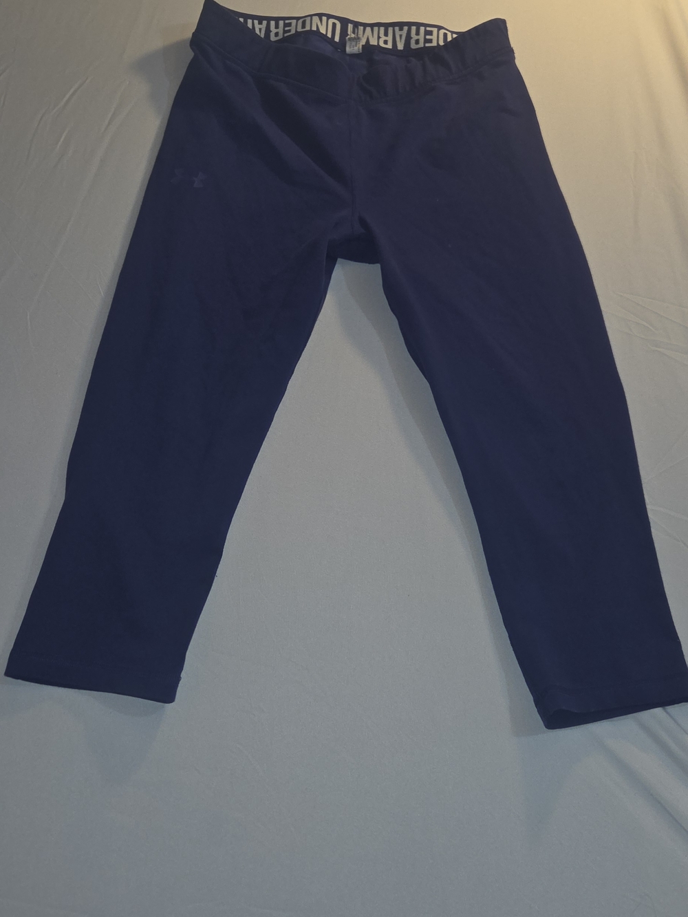 Under Armour Purple Capri Leggings for Girls EUC Size M